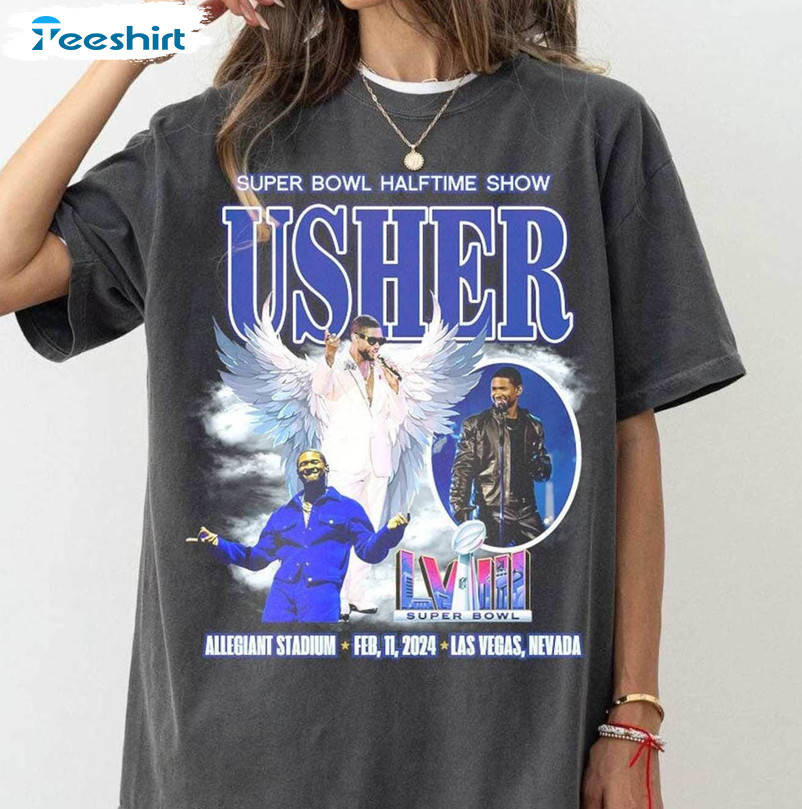 Must Have Super Bowl 2024 Shirt, Usher Super Bowl 2024 Tee Tops Unisex Hoodie