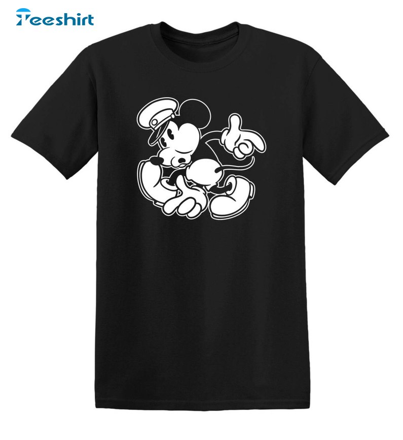 Steamboat Willie Comfort Shirt, Sonic Adventure Retro T Shirt Short Sleeve