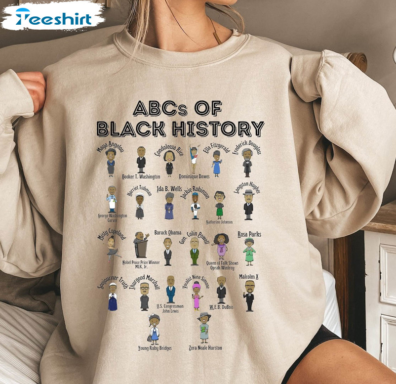Black History Limited Unisex Hoodie, Trendy Abcs Of Black History Shirt Long Sleeve