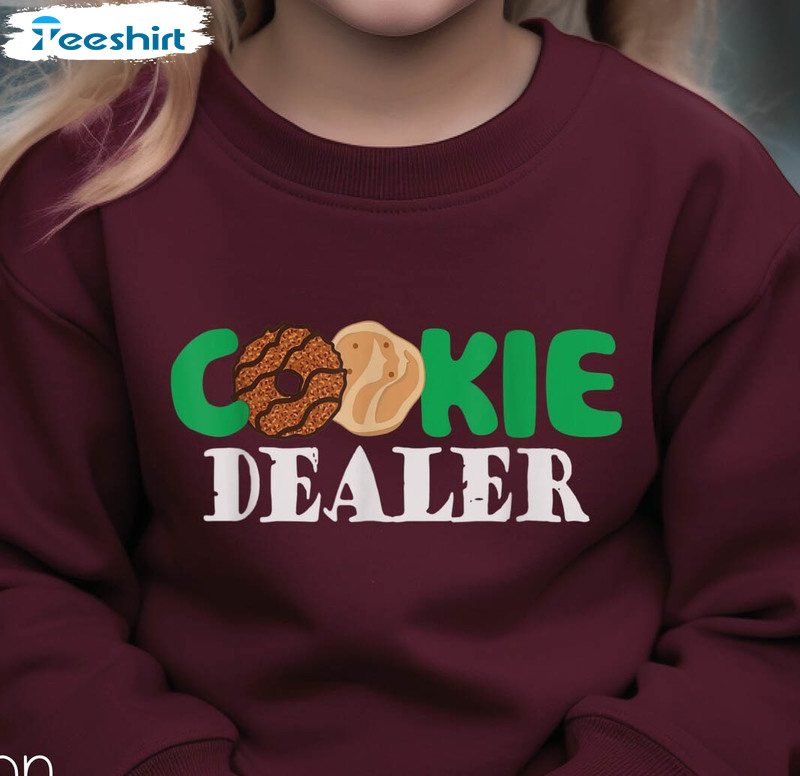 Girl Scout Youth Comfort Sweatshirt, Unique Cookie Dealer Shirt Unisex Hoodie