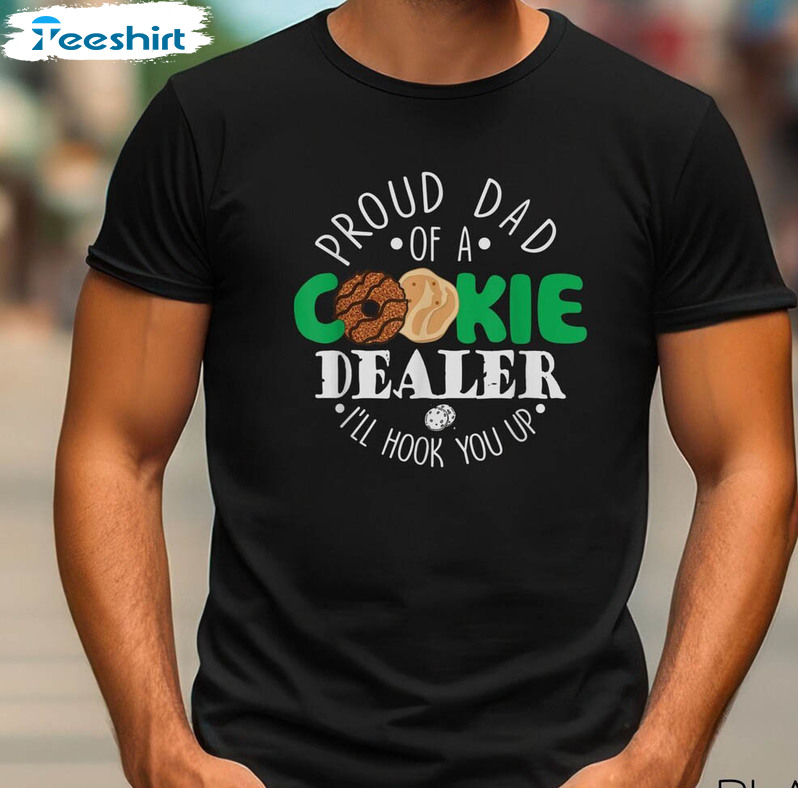 Retro Cookie Dealer Shirt, Fantastic Scout Dad Cookie Dealer Hoodie Crewneck