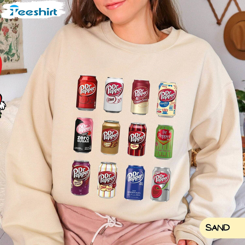 Vintage Dr Pepper Shirt, Awesome Soda Sweatshirt Short Sleeve