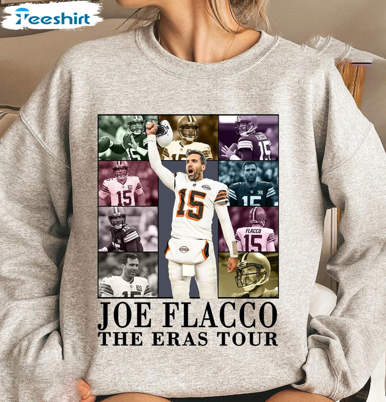 New Rare Joe Flacco The Eras Tour Sweatshirt , Unique Joe Flacco Shirt Unisex Hoodie