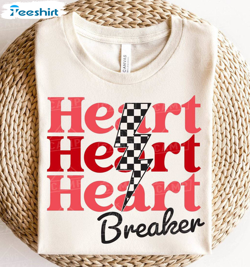 Heartbreaker Skateboard Groovy Shirt, Limited Heart Breaker Crewneck T Shirt