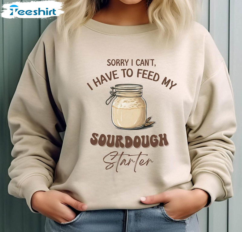 Groovy Sourdough Starter Shirt, Homestead Baking Sourdough T Shirt Unisex Hoodie