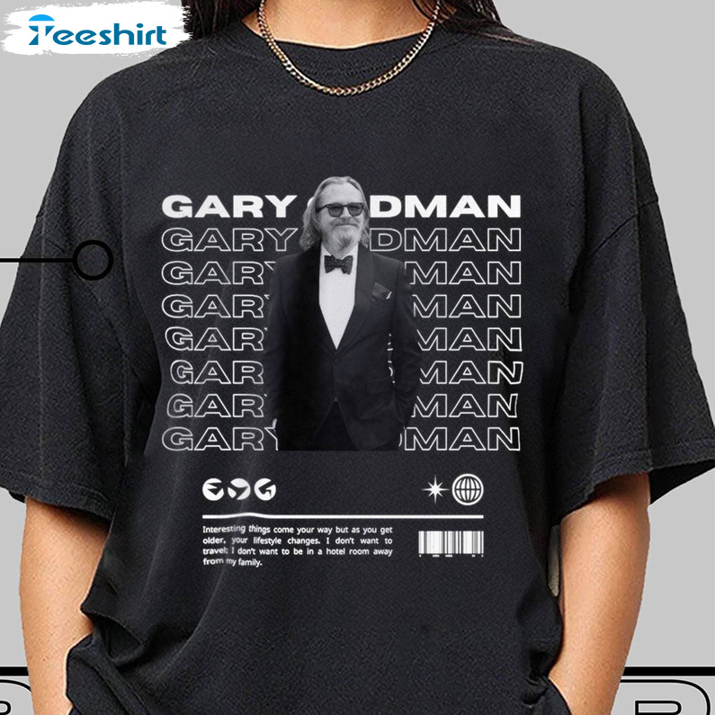 Gary Oldman Vintage Shirt, Funny Quotes Long Sleeve Unisex Hoodie