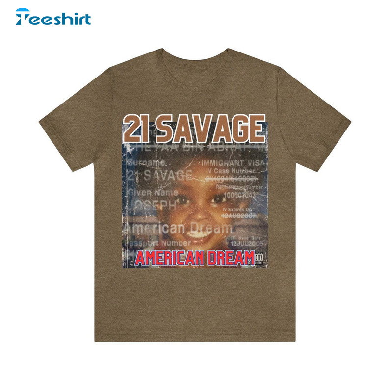 21 Savage American Dream Album T Shirt, Groovy It's All A Blur Tour Shirt Sweater