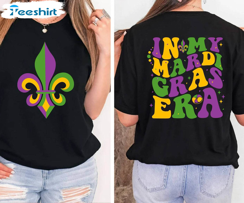 New Rare In My Mardi Gras Era Shirt, Mardi Gras Carnival 2024 Unisex Hoodie Crewneck