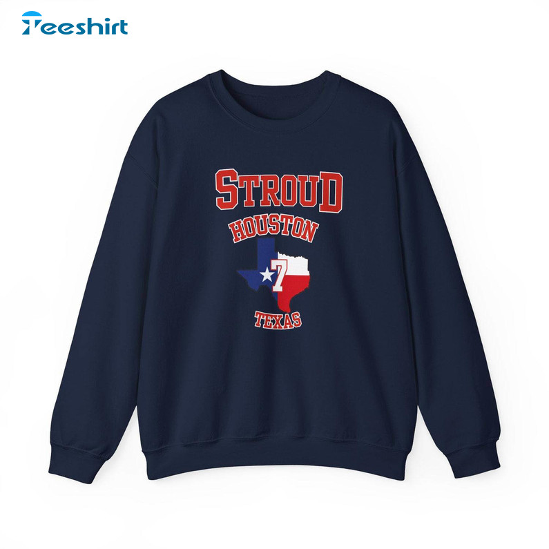 Groovy Houston Texans Shirt, Cj Stroud Houston Texans Football Crewneck Sweater