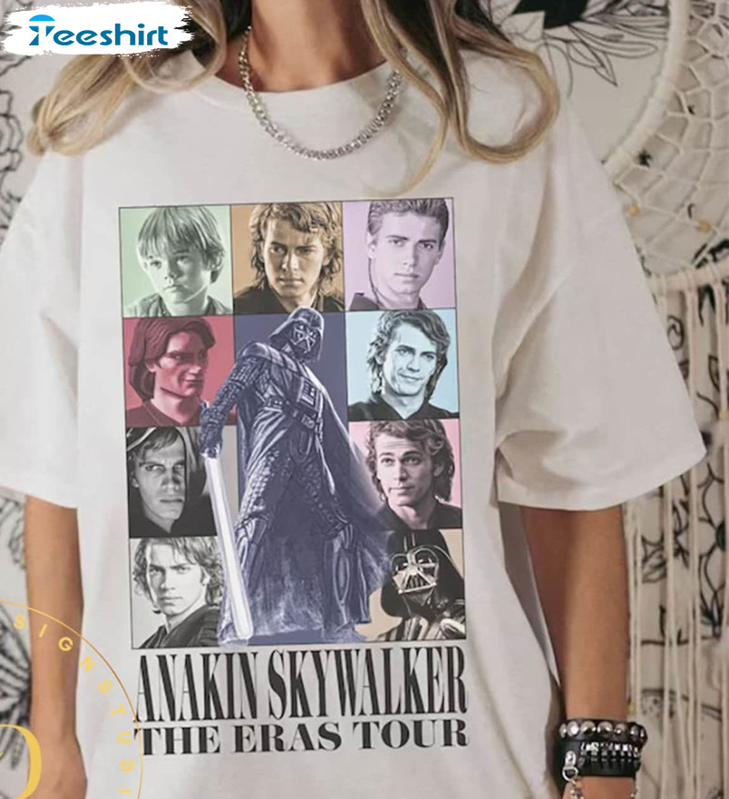 Limited Anakin Skywalker The Eras Tour, Cute Anakin Skywalker Shirt Short Sleeve