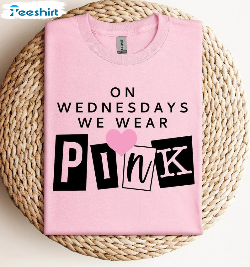 Comfort Burn Book Unisex T Shirt, On Wednesdays We Wear Pink Shirt Unisex Hoodie