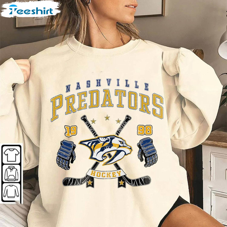 Nashville Predators Cool Design Shirt, Must Have Hockey Unisex T Shirt Short Sleeve