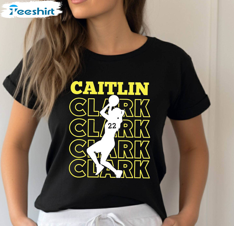 Cool Design Caitlin Clark Shirt, Limited Basketball Crewneck Unisex T Shirt