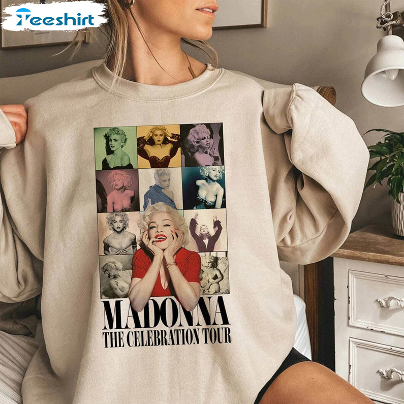 Trendy Madonna The Celebration Tour Sweatshirt , Comfort Madonna Tour Shirt Hoodie