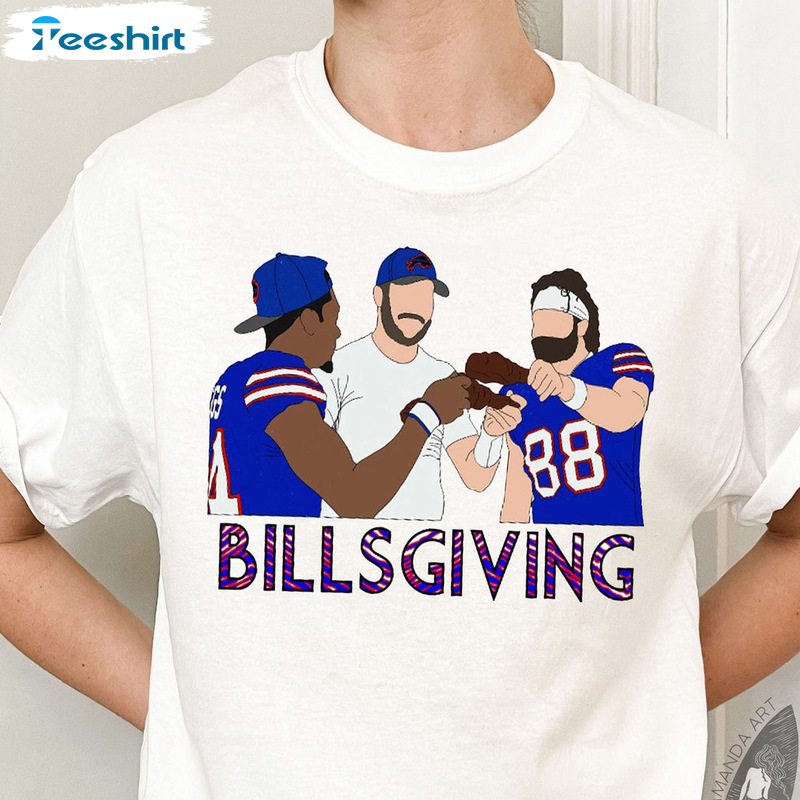 Billsgiving Buffalo Bills Shirt - Thanksgiving Cool Style Unisex Hoodie Crewneck