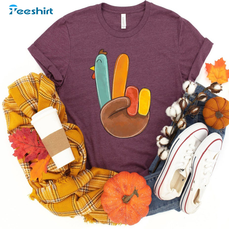 Thanksgiving Turkey Shirt - Thankful Grateful Unisex T-shirt Tee Tops