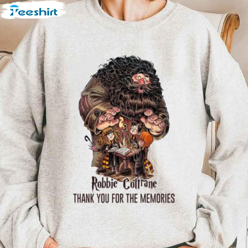 Robbie Coltrane Shirt - Thank You For The Memories Short Sleeve Sweater