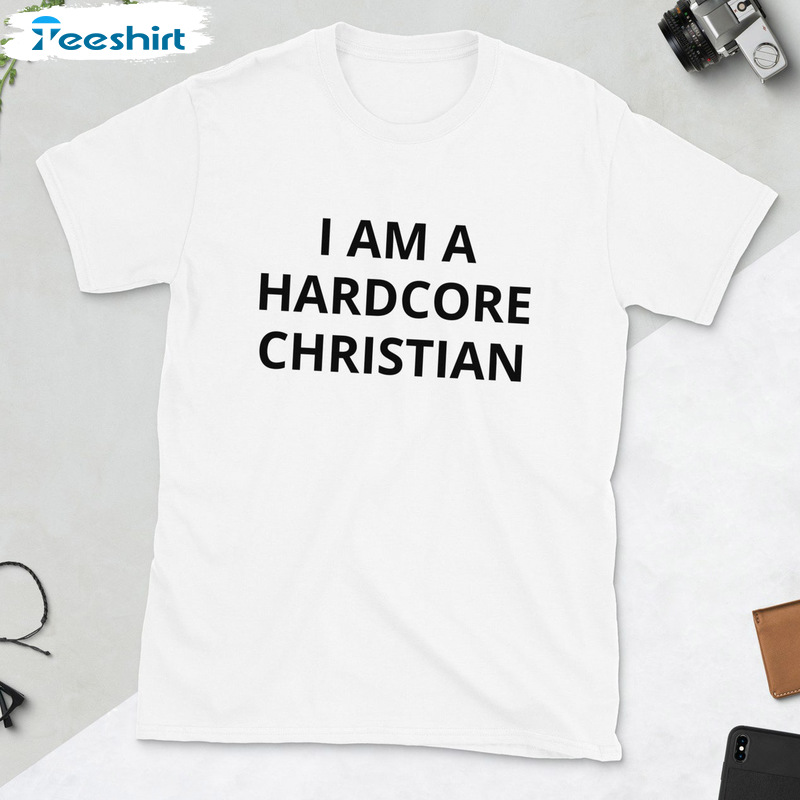 Hardcore Christian Shirt - Horner Hater Short Sleeve Unisex Hoodie