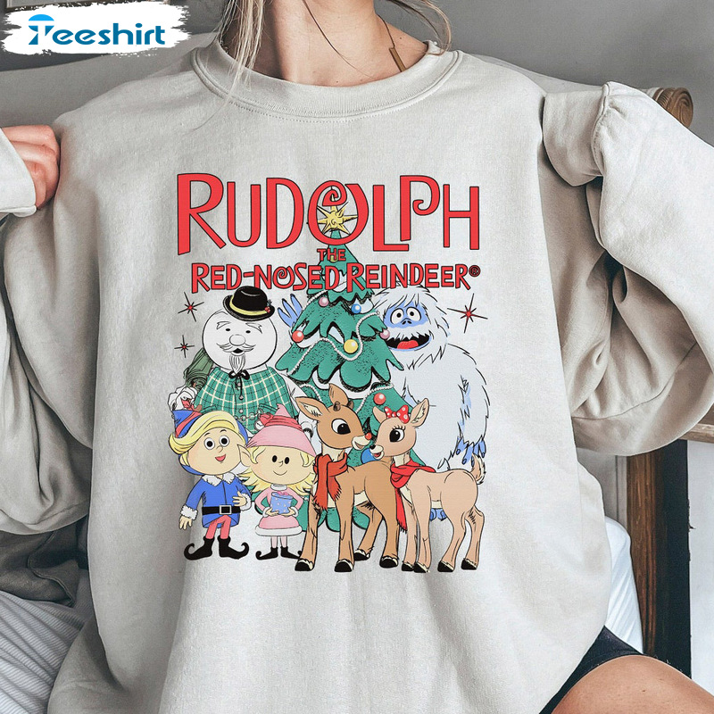 Rudolph The Red Nosed Reindeer Christmas Shirt - Rudolph Christmas Movie Unisex Hoodie Tank Top