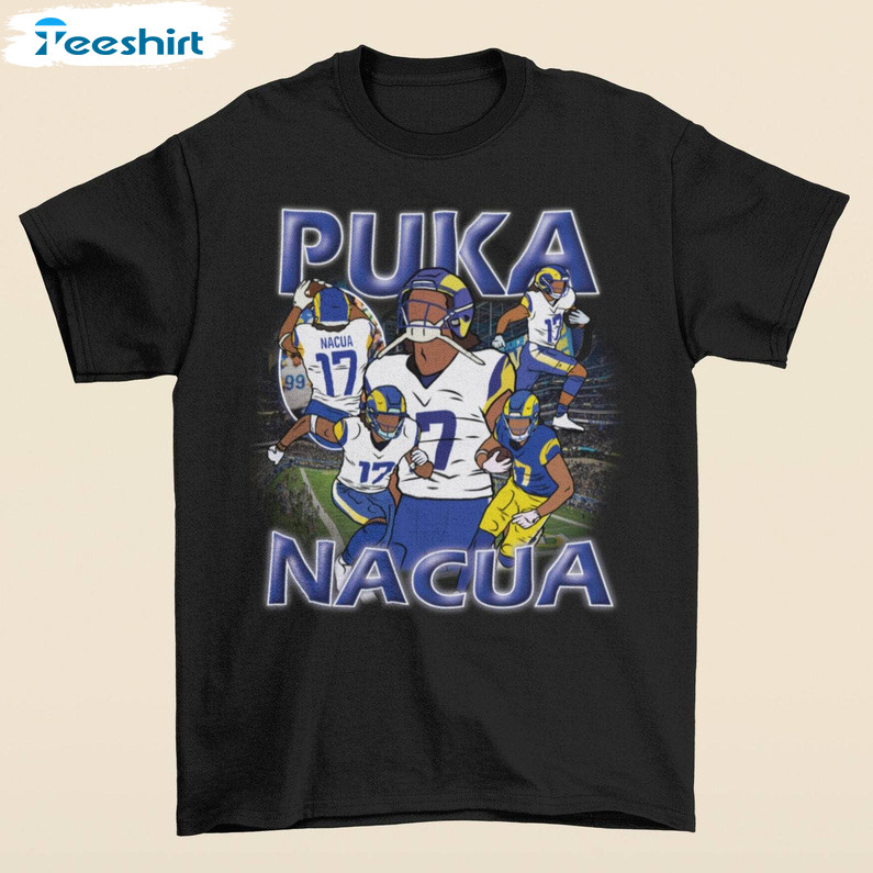 Vintage Puka Nacua Shirt, Funny Football Unisex Hoodie Crewneck