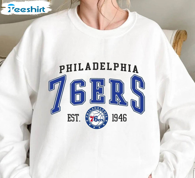 New Rare Philadelphia 76ers Shirt Creative Basketball Unisex