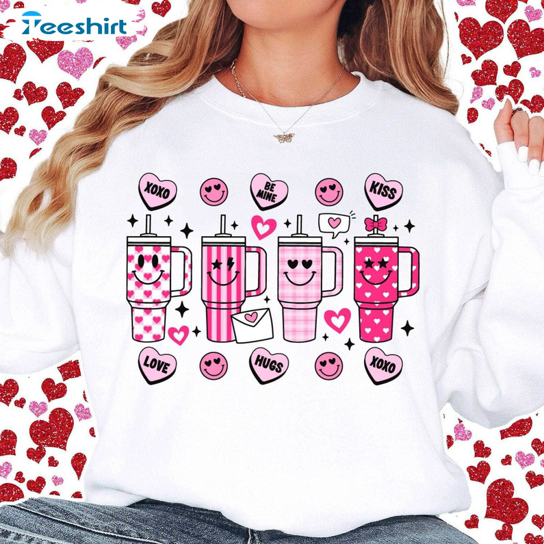 Limited Obsessive Cup Disorder Valentine's Day Shirt, Candy Short Sleeve Tee Tops