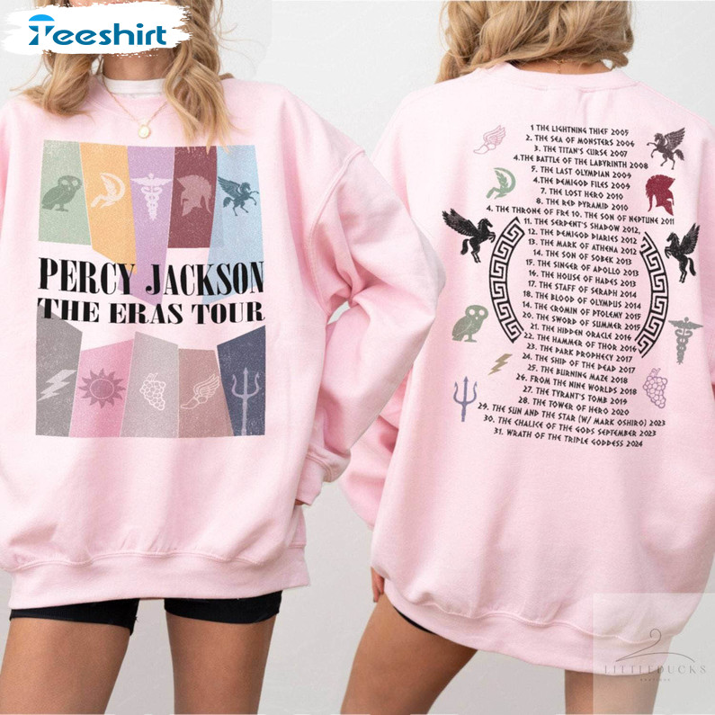 Groovy Percy Jackson The Eras Tour Unisex Hoodie, Percy Jackson Shirt Long Sleeve