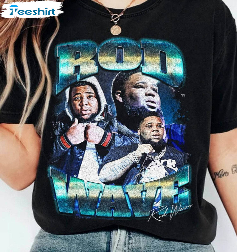 Rod Wave Comfort Shirt, New Rare Hip Hop Rap Unisex Hoodie Crewneck