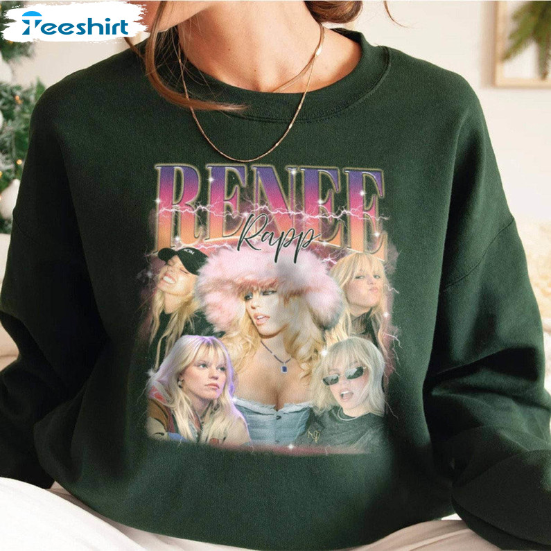 Cool Design Renee Rapp Shirt, Renee Rapp Talk Too Much Unisex Hoodie Crewneck