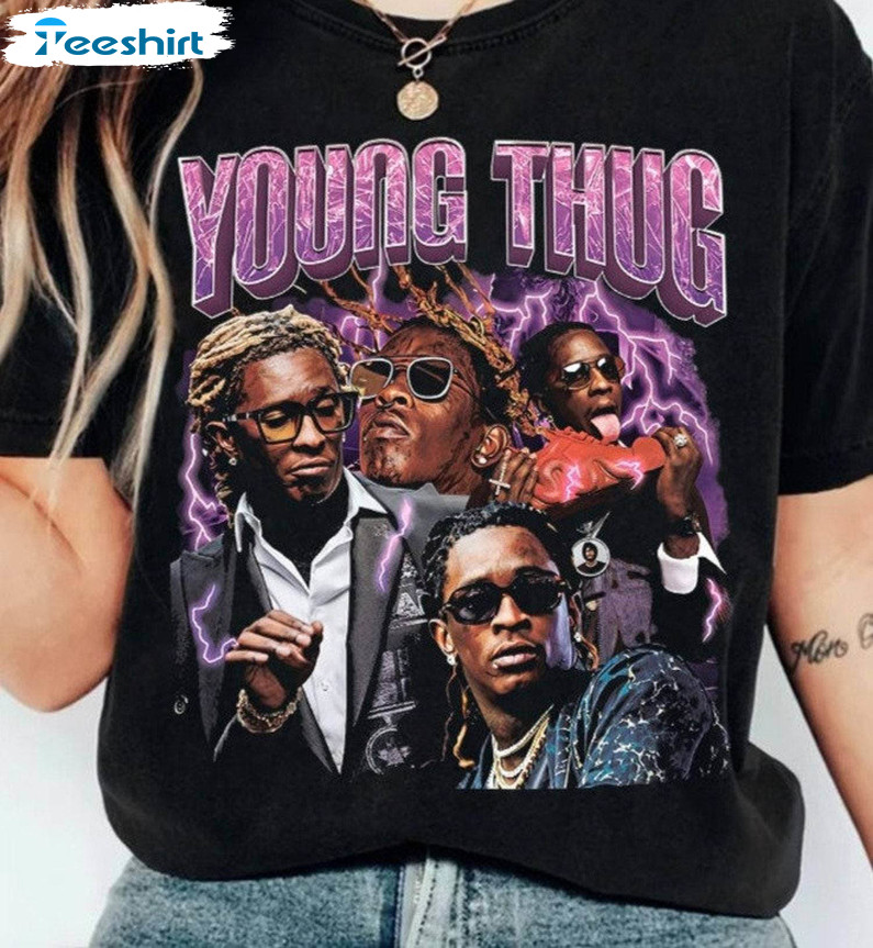 Comfort Young Thug Shirt, Must Have Rapper Crewneck Unisex Hoodie