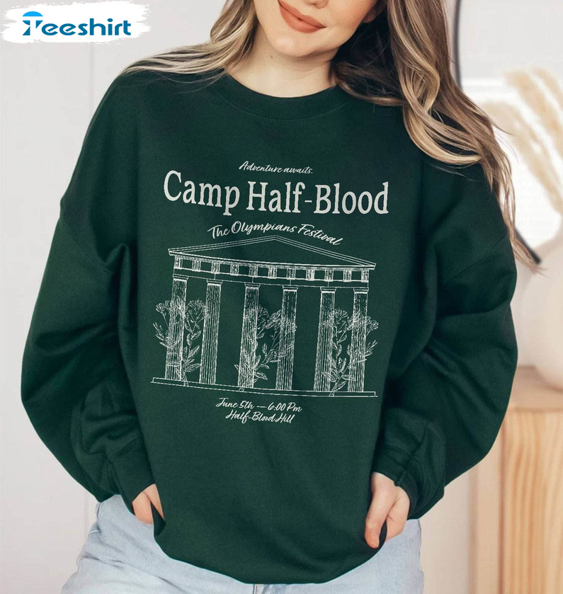 Vintage Camp Halfblood Shirt, Limited Percy Jackson Sweatshirt Short Sleeve