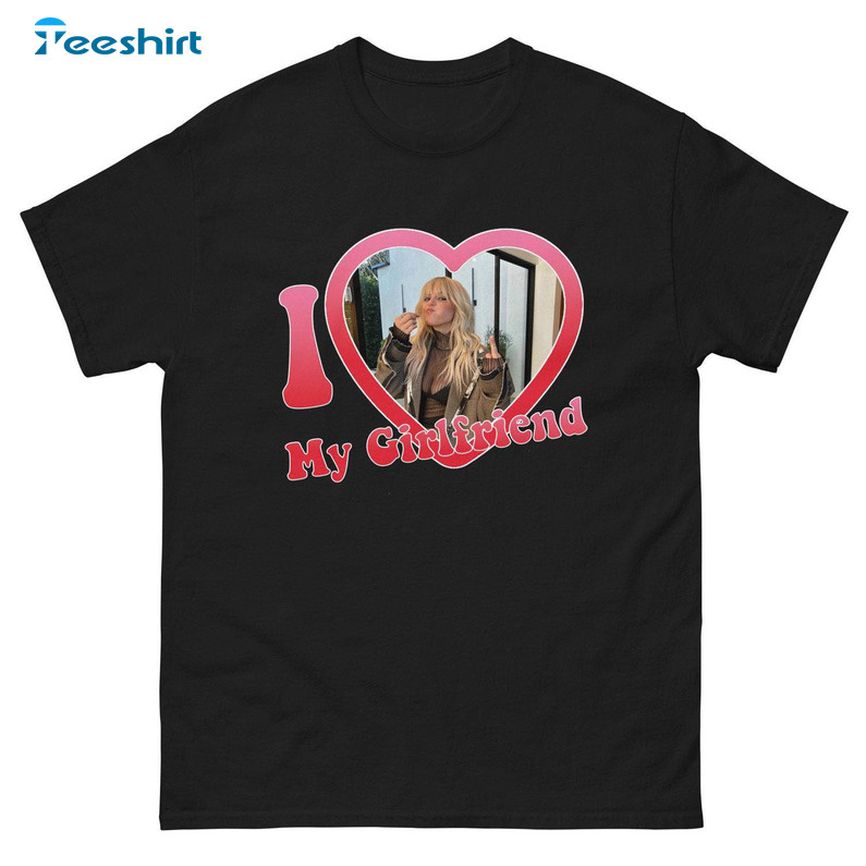 Limited Love My Girlfriend Renee Rapp T Shirt, Groovy Renee Rapp Shirt Short Sleeve