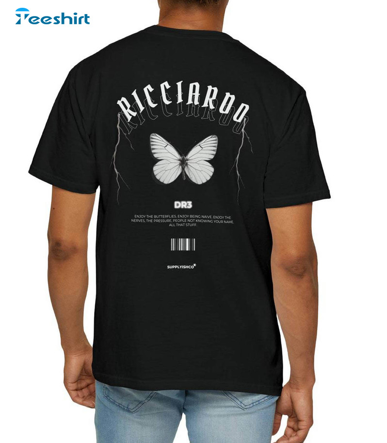 Must Have F1 T Shirt, Retro Daniel Ricciardo Enjoy The Butterfly Shirt Sweater