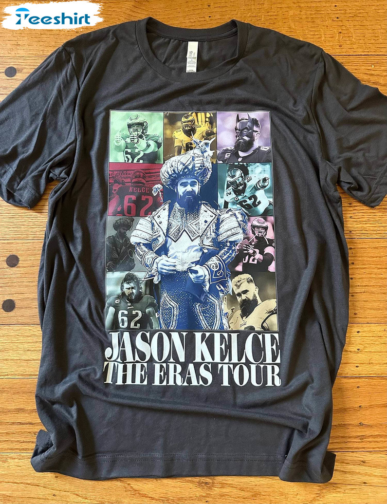 Vintage Jason Kelce The Eras Tour T Shirt, Awesome Jason Kelce Shirt Unisex Hoodie