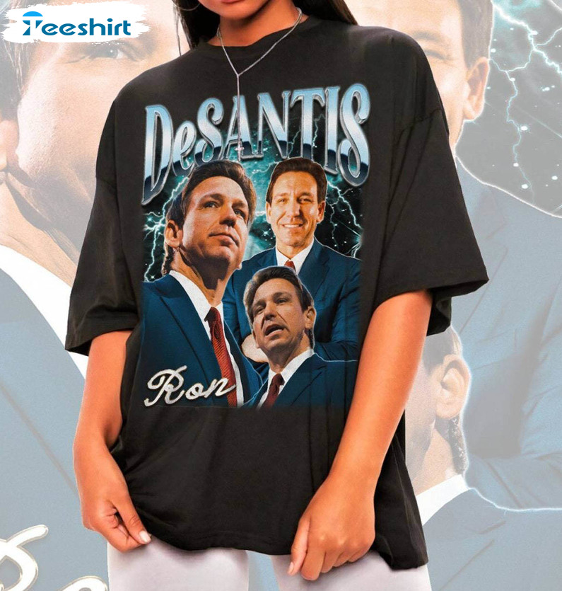 Retro Ron Desantis Shirt, New Rare Desantis Sweatshirt Long Sleeve