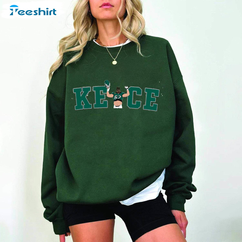 Vintage Jason Kelce Shirt, Trendy Football Unisex Hoodie Crewneck