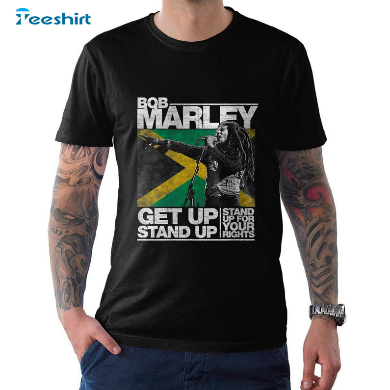 Bob Marley Groovy New Rare Shirt, Get Up Stand Up T Shirt Tee Tops