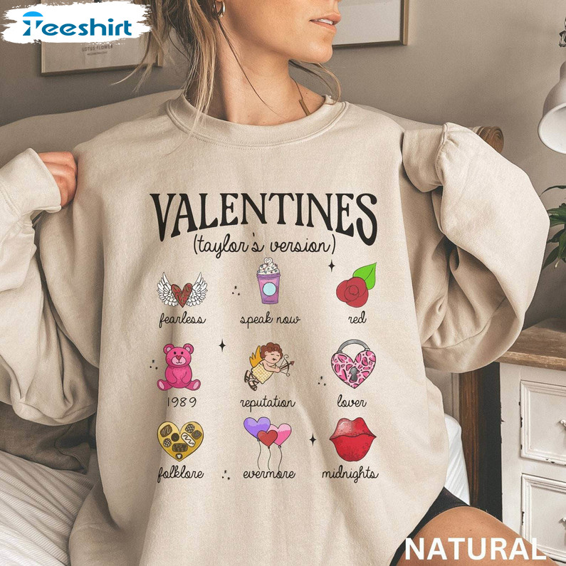 Limited Valentines Taylor Version Shirt, Taylor's Version Valentine Sweater T Shirt