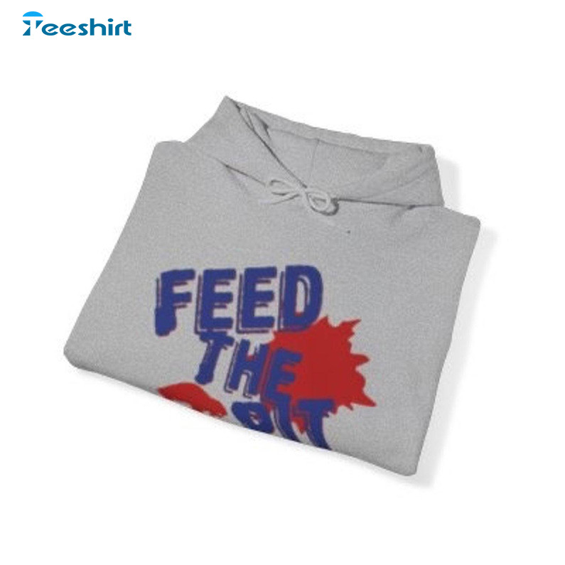 Limited Feed The Pit Buffalo Bills Shirt, Buffalo Football Stadium Hoodie Long Sleeve