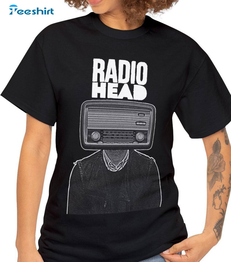 Radiohead Inspirational Shirt, Retro Concert T Shirt Crewneck