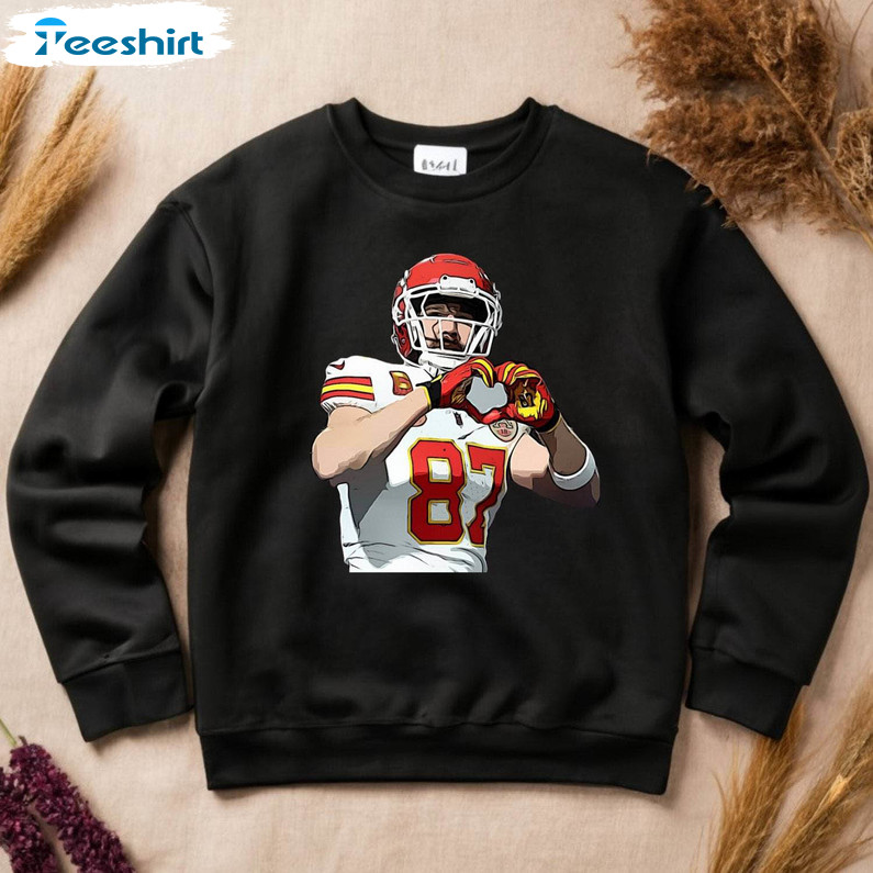 New Rare Travis Kelce Shirt, Modern American Football Sweatshirt Unisex Hoodie