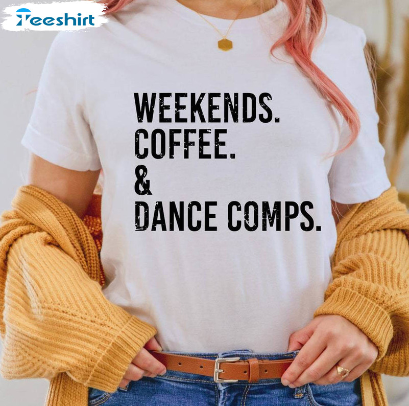 Unique Weekends Coffee And Dance Combs Shirt, Vintage Sweater Tee Tops For Men Women