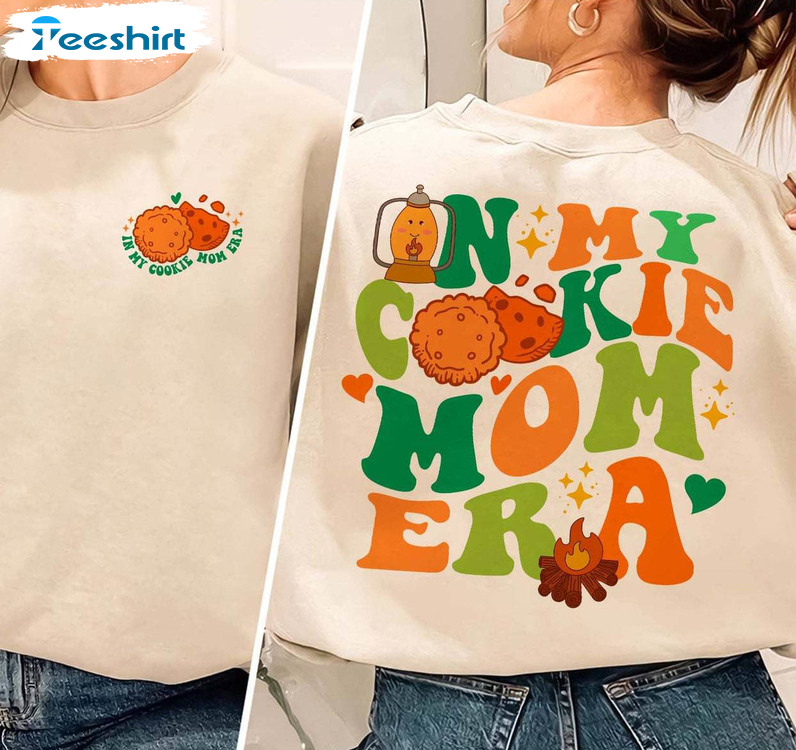 Creative In My Cookie Mom Era Unisex T Shirt , Groovy Cookie Dealer Shirt Tank Top