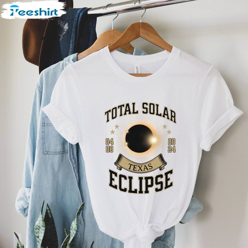 America Totality Eclipse 2024 Unisex T Shirt , Limited Total Solar Eclipse Shirt Crewneck