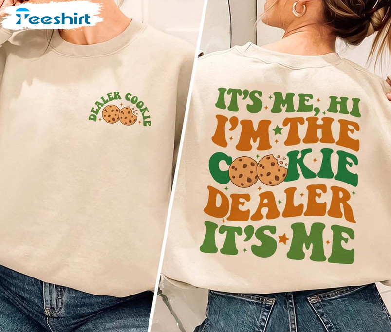 Groovy It's Me Hi I'm The Cookie Dealer Sweatshirt , Creative Travis Kelce Shirt Sweater