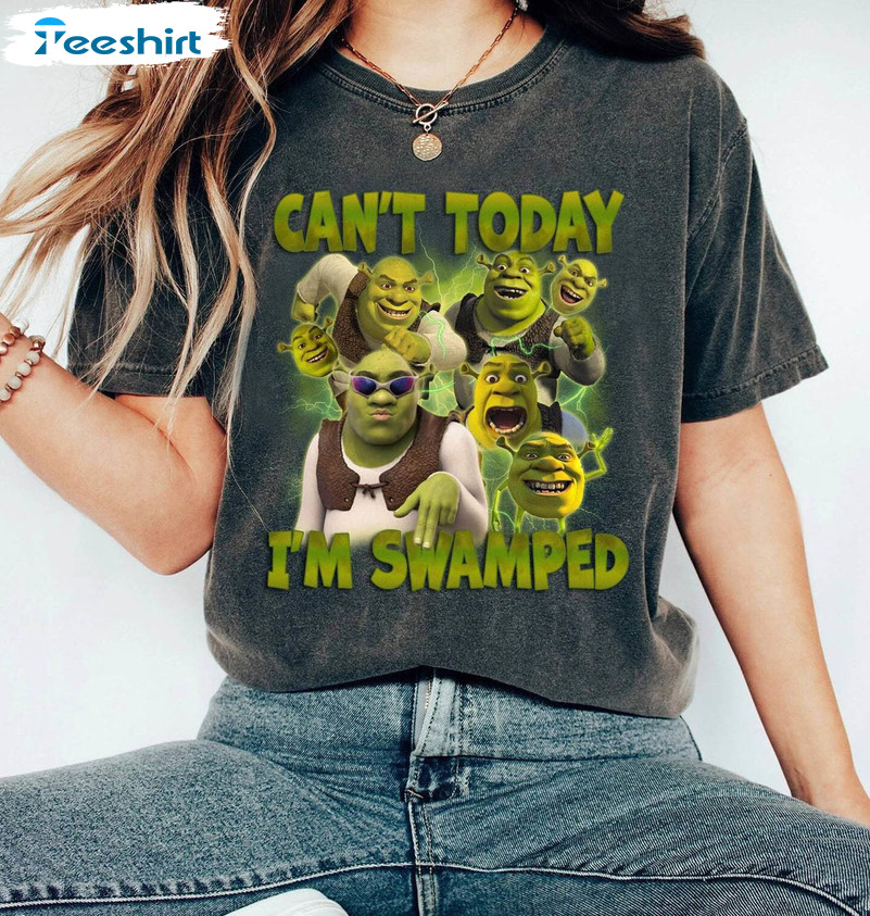 Fantastic Disney Fiona Princess Sweatshirt , Can't Today I'm Swamped Shirt Crewneck