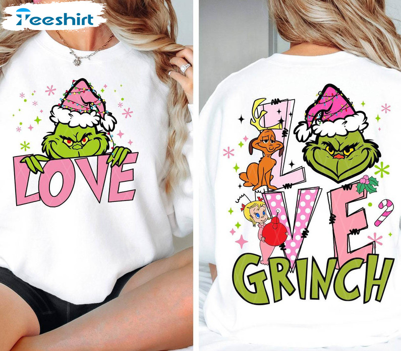 Cool Design Grinch's Valentine Shirt, Limited Bundle Love Crewneck Tee Tops