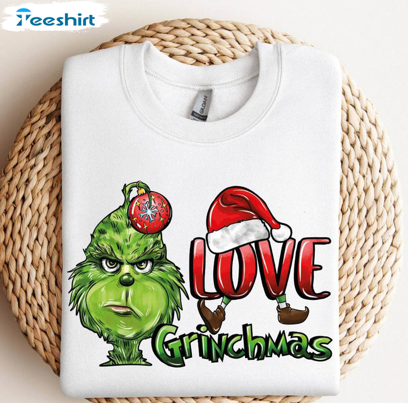 Limited Grinch's Valentine Shirt, Unique Grinchmas Love Unisex Hoodie Crewneck