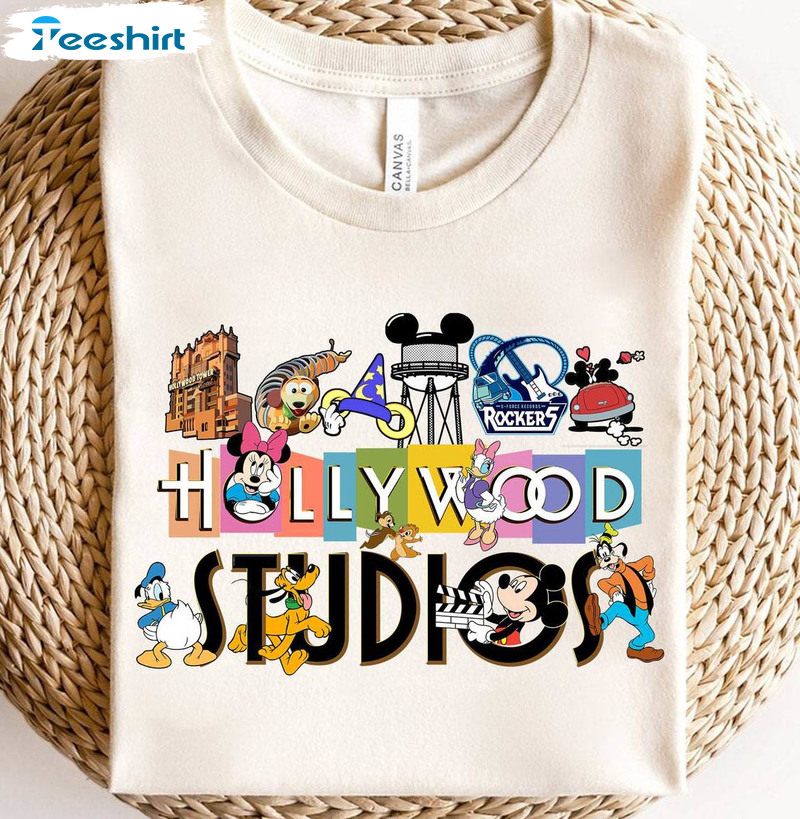 Holiday Mickey Mouse And Friends T Shirt, Hollywood Studios Inspired Shirt Tee Tops