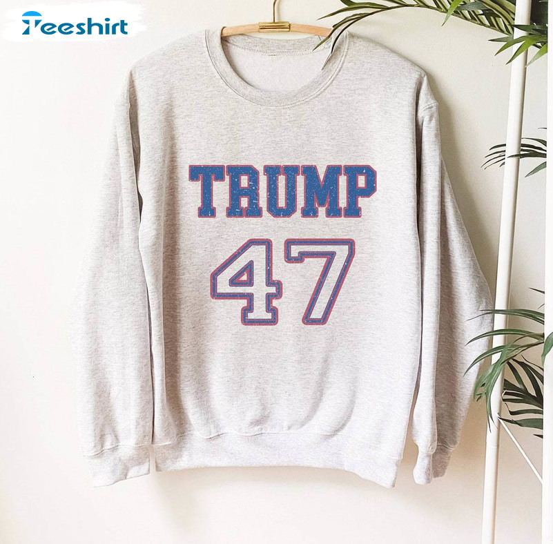 Limited Trump Varsity Shirt, Presidental Election Varsity Inspired Sweater Long Sleeve